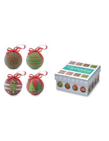 Set de bolas navideñas decorativas