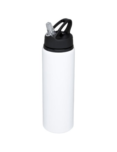 Aluminium sportflessen met tuit en handvat 800 ml