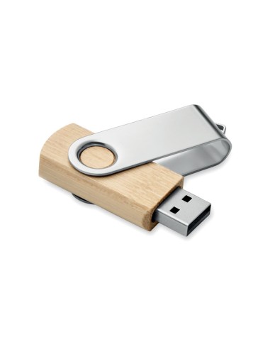 Chiavette USB con custodia in bambù e copertura metallica